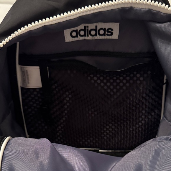 Adidas Black and White Compact Backpack - Picture 2 of 5